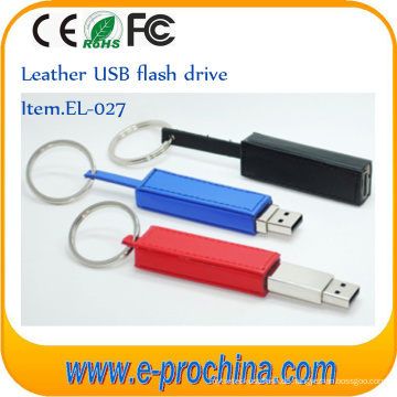 Neue Lederspeicher-Scheibe Pendrive USB-Blitz-Feder-Antrieb (EL027)